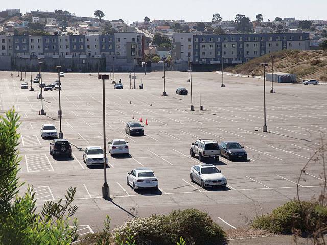 The proposed Balboa Reservoir housing development would include up to 1,100 homes. (Daniel Kim/Special to S.F. Examiner)