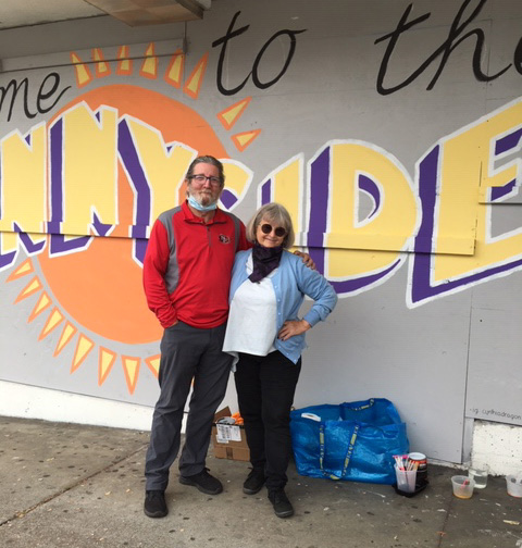 Cynthia Dragon with her husband Jim. 