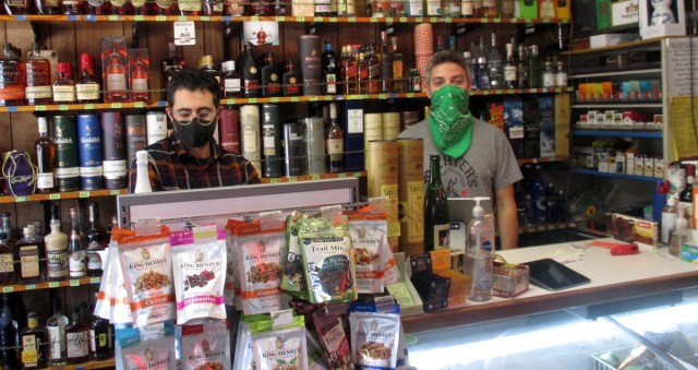 Owner Almir (Right) and Oadey, his marketing consultant. Monterey Deli, Monterey Blvd. Photo: Sunnyside Neighborhood Association