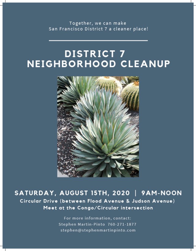 D7 Neighborhood Cleanup 8.15.2020