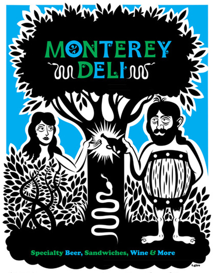 Monterey Deli graphic by Travis Gire https://www.behance.net/ChavezGEE. Courtesy Almir Zalihic.