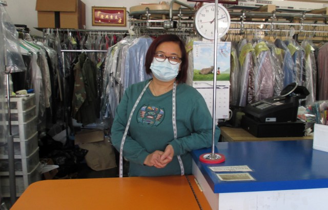 Genny at Martini's Cleaners, 601 Monterey. Photo: Sunnyside Neighborhood Association.