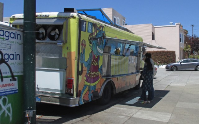The Blue Iguana food truck, Foerster St at Monterey Blvd. Photo: Sunnyside Neighborhood Association.
