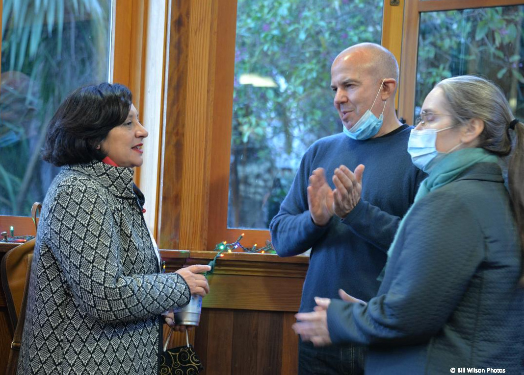 Holiday Party 2021, Sunnyside Neighborhood Association. Photo: Bill Wilson